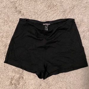 NWOT High Waist Express Black Hot Shorts Size 6